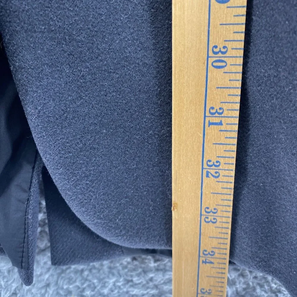 Hugo Boss Jacket Men's Size XL 44 Black Cashmere Wool Blend Button Blazer‎ Coat